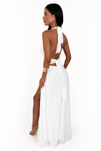 Loovay Aurélise Jurk, Maxi Split Design
