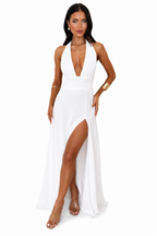 Loovay Aurélise Jurk, Maxi Split Design