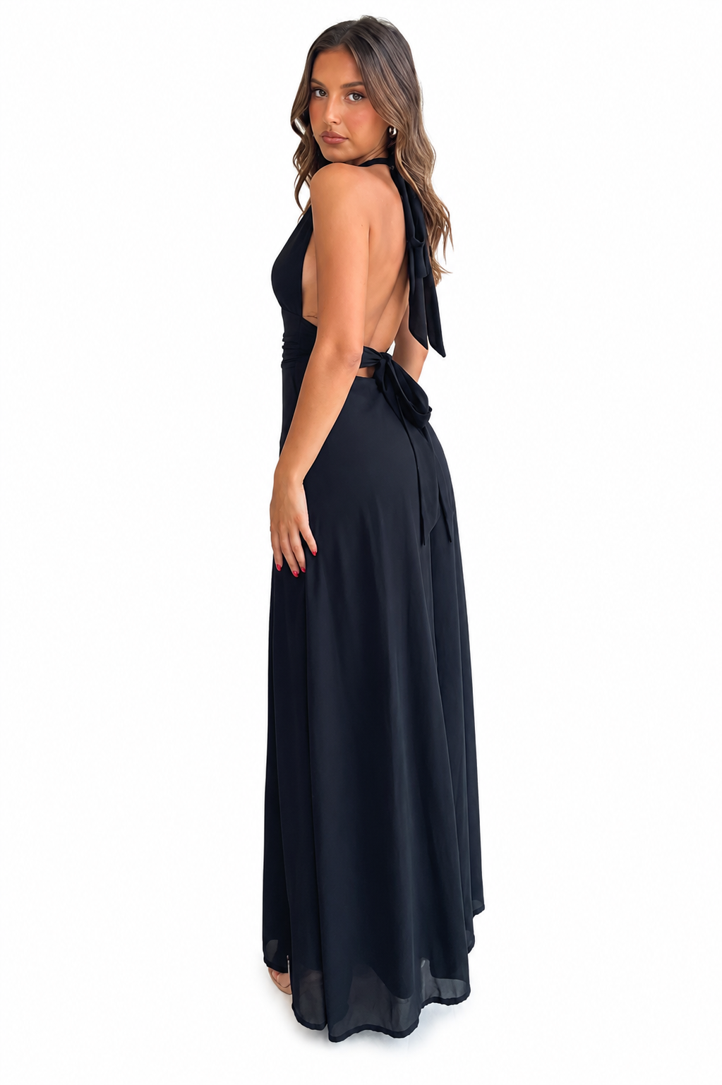 Loovay Aurélise Jurk, Maxi Split Design