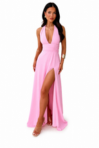 Loovay Aurélise Jurk, Maxi Split Design