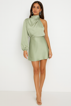 Loovay Serene Jurk, Asymmetrisch Satijndesign