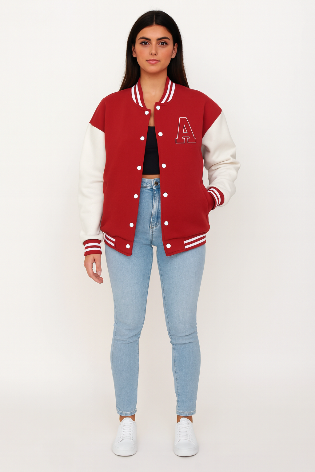 Loovay Amber Jacket, Varsity Letterman Design