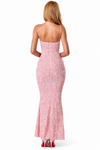 Loovay Valora Jurk, 3D Bloemen Maxi