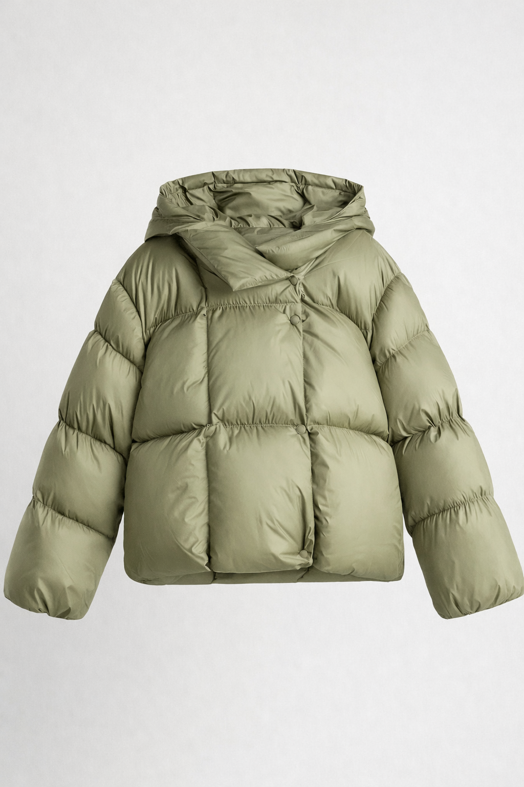 Loovay Vault, Kort Pufferjack met Oversized Kraag
