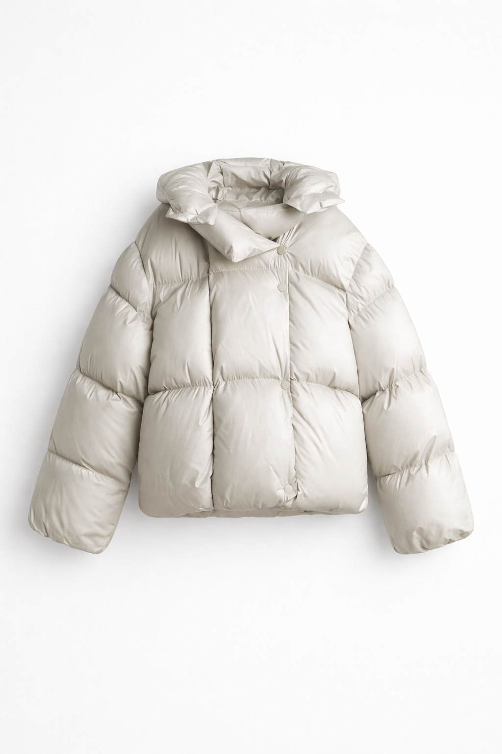 Loovay Vault, Kort Pufferjack met Oversized Kraag