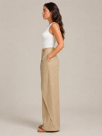 Loovay Nivelle Katoenen Broek met Elastische Taille