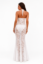 Loovay Liora Cover-up Jurk, Kanten Maxi