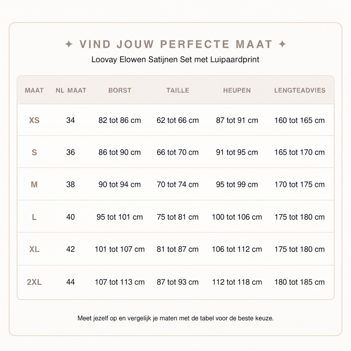 Loovay Elowen Satijnen Set met Luipaardprint