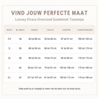 Loovay Elvara Oversized Suèdelook Tussenjas