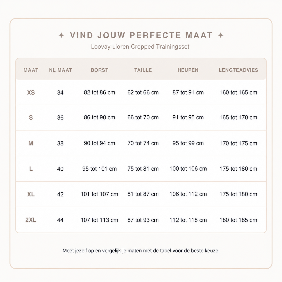 Loovay Lioren Cropped Trainingsset