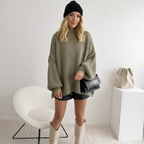 Loovay Cloud, Oversized Gebreide Coltrui