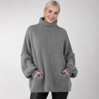 Loovay Cloud, Oversized Gebreide Coltrui
