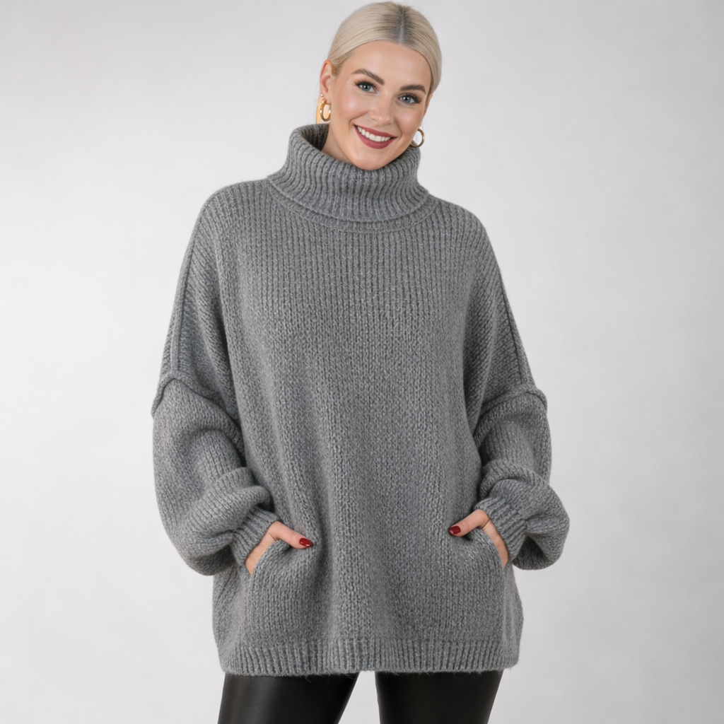 Loovay Cloud, Oversized Gebreide Coltrui