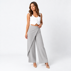 Loovay Cropped Broek, Hoge Taille Pasvorm