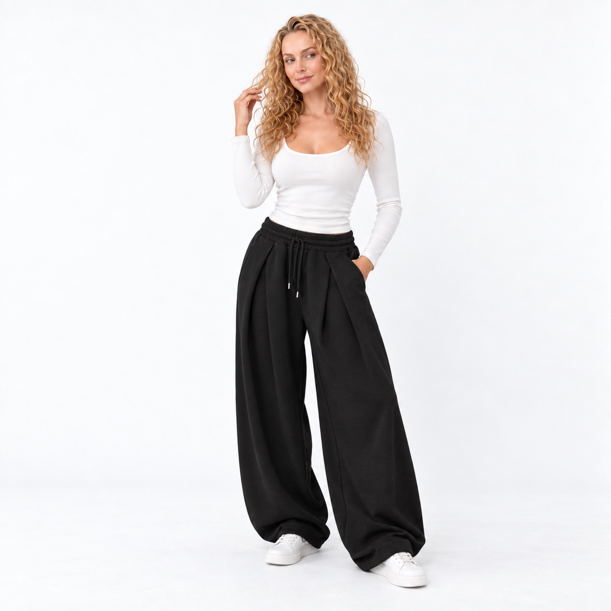 Loovay Elowen Wide Leg Jogger