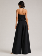 Loovay Zarevia Halterset met Wide Leg Broek