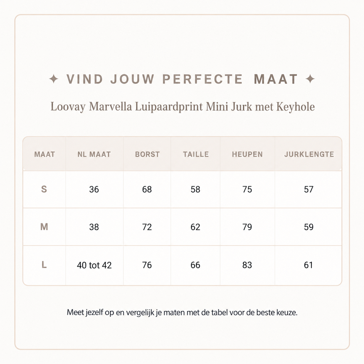 Loovay Marvella Luipaardprint Mini Jurk met Keyhole