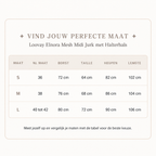 Loovay Elnora Mesh Midi Jurk met Halterhals