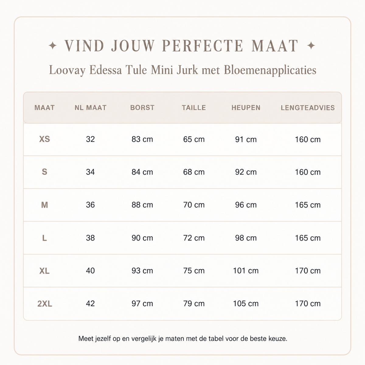 Loovay Edessa Tule Mini Jurk met Bloemenapplicaties