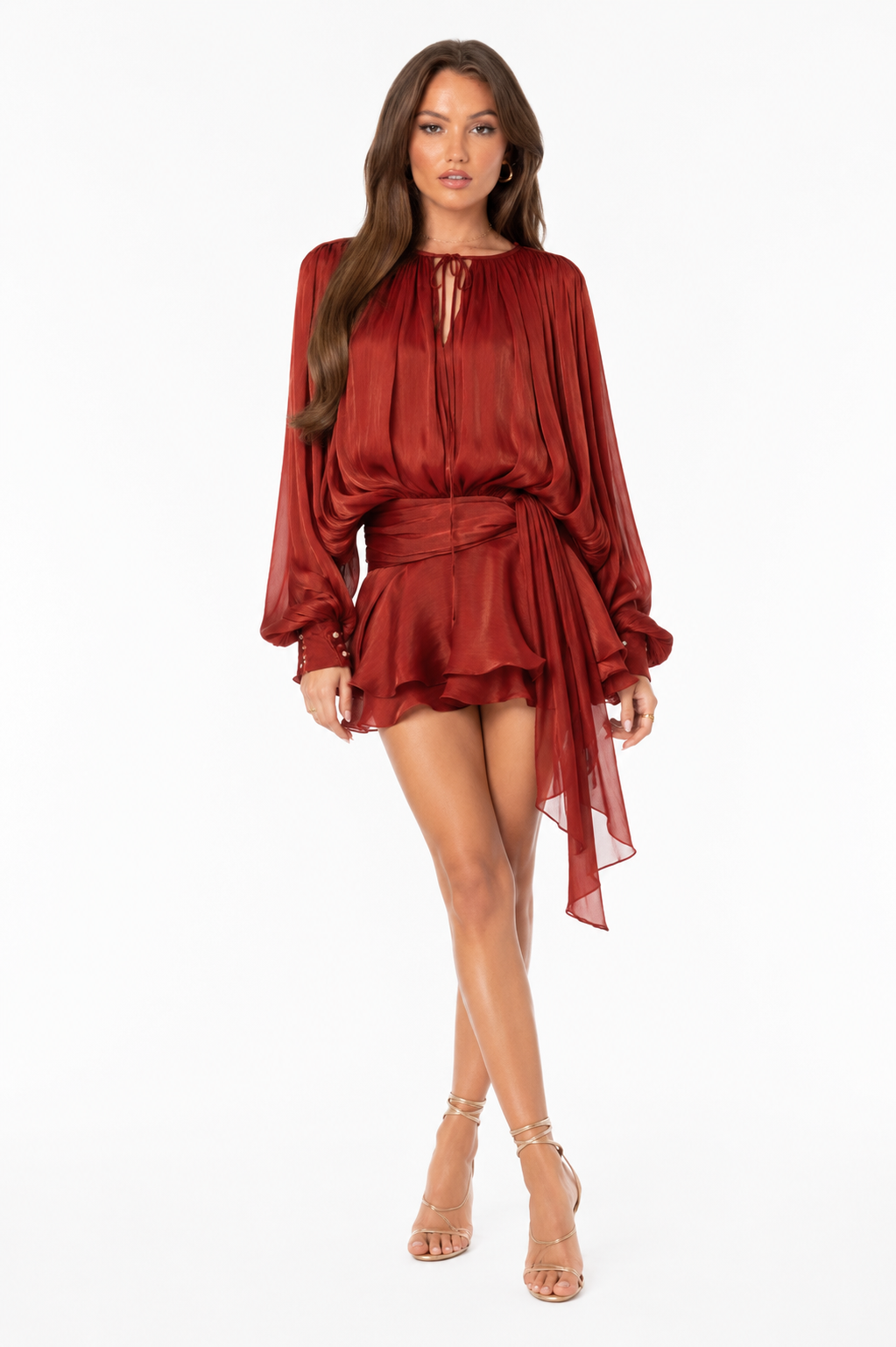 Loovay Giselle Set, Jurklook met Shorts