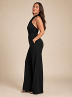 Loovay Halora Jumpsuit, Halterhals en Palazzo Broek