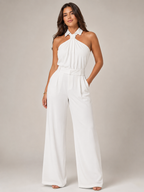 Loovay Halora Jumpsuit, Halterhals en Palazzo Broek
