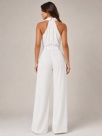 Loovay Halora Jumpsuit, Halterhals en Palazzo Broek