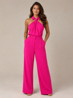 Loovay Halora Jumpsuit, Halterhals en Palazzo Broek