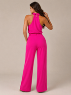 Loovay Halora Jumpsuit, Halterhals en Palazzo Broek