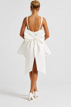 Loovay Solena Jurk, Rugstrik Detail