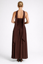 Loovay Arlienne Jurk, Strapless Asymmetrisch Design