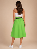 Loovay Limea, Hoge Taille Midi-Rok