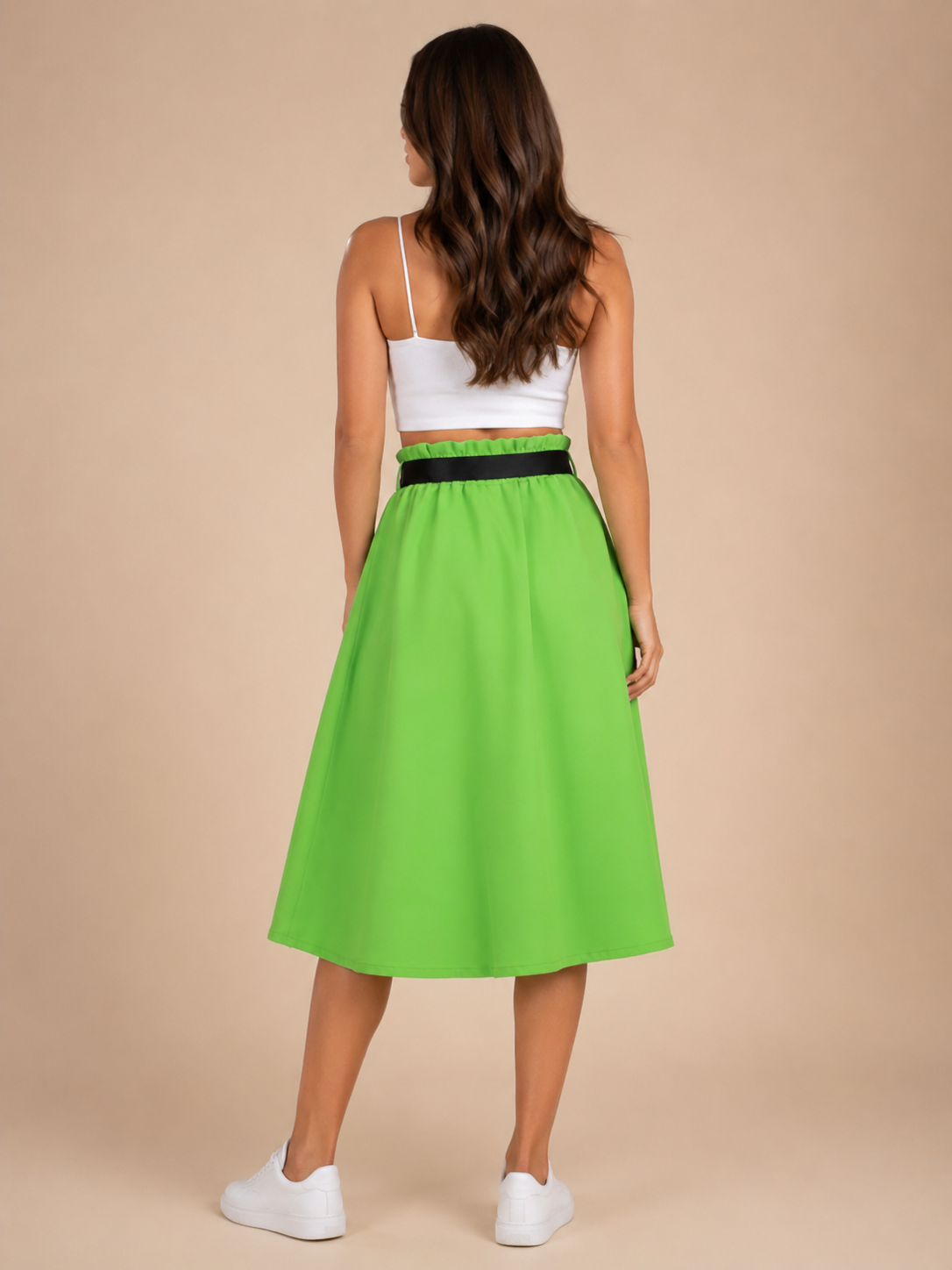 Loovay Limea, Hoge Taille Midi-Rok
