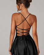 Loovay Sorella Jurk, Mini Jurk met Open Rug