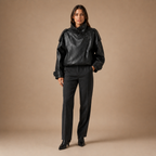 Loovay Valenne Bikerjas met Asymmetrische Rits