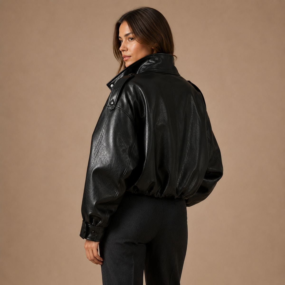 Loovay Valenne Bikerjas met Asymmetrische Rits