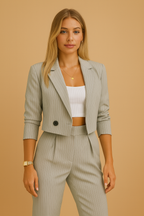 Celyra – Elegante blazer- en broekenset voor dames