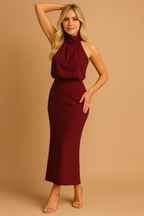 Elise – Elegante damesjurk van zachte, ademende stof