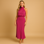 Elise – Elegante damesjurk van zachte, ademende stof