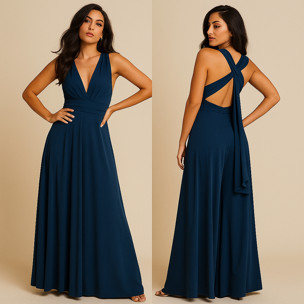 Solyra – Elegante wikkeljurk met eindeloze draagopties