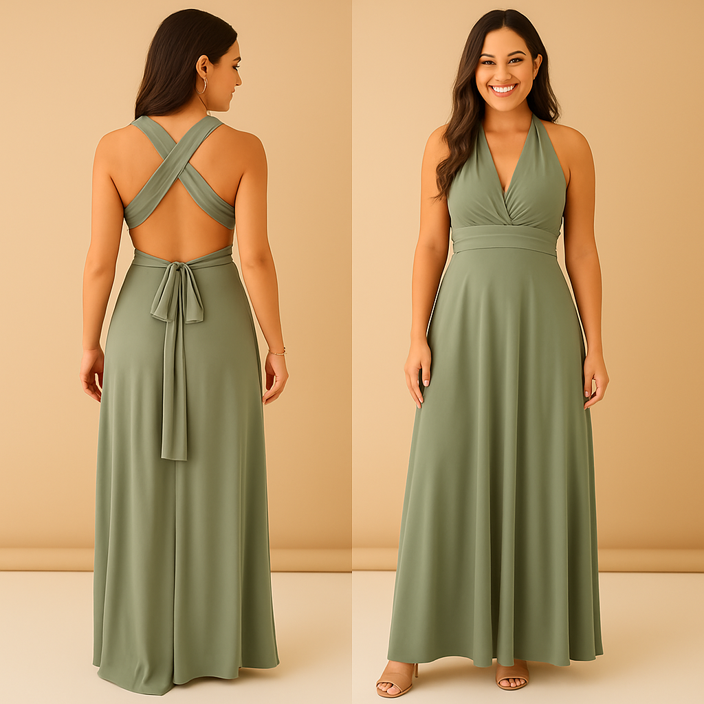 Solyra – Elegante wikkeljurk met eindeloze draagopties