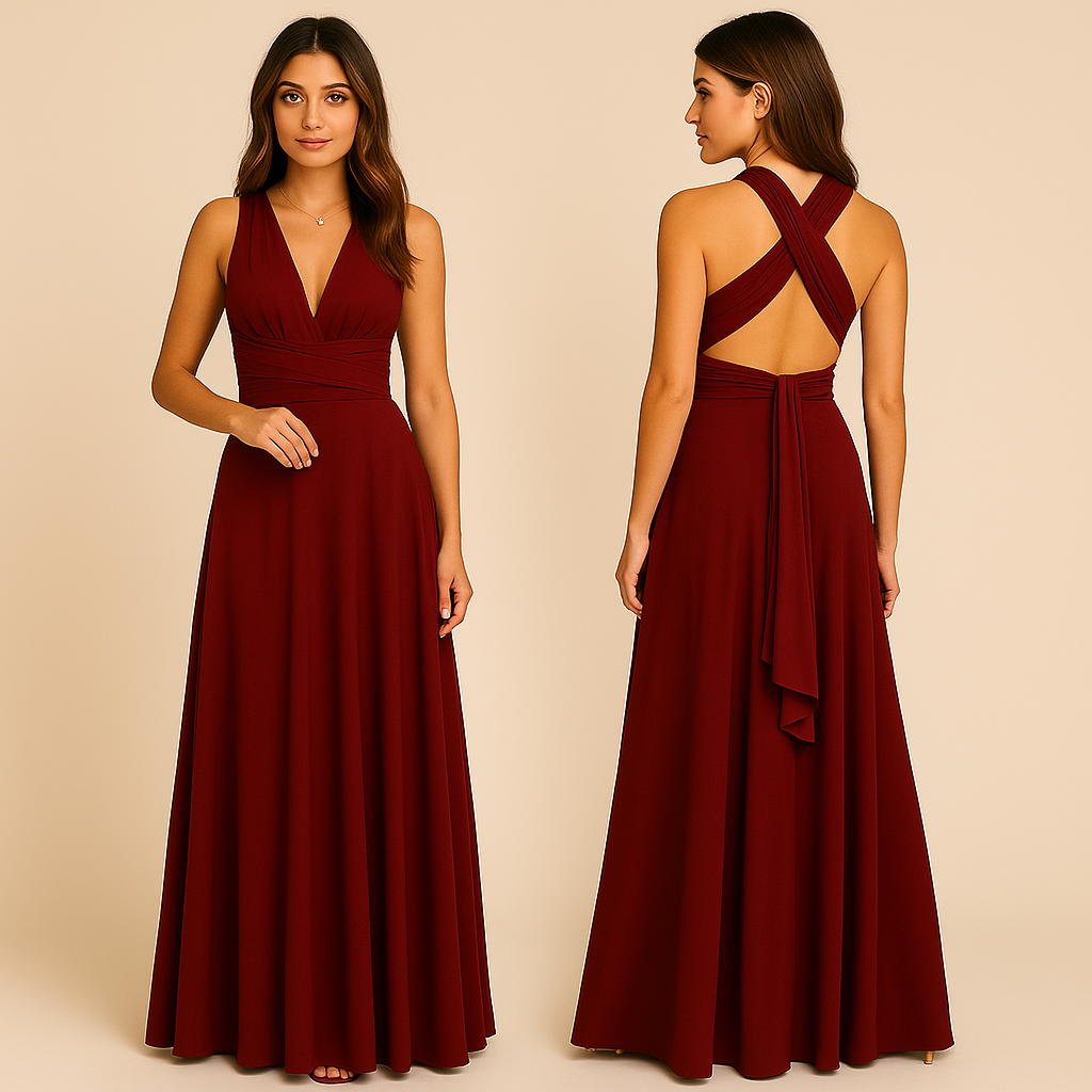 Solyra – Elegante wikkeljurk met eindeloze draagopties