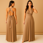 Solyra – Elegante wikkeljurk met eindeloze draagopties