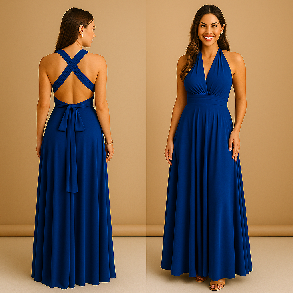 Solyra – Elegante wikkeljurk met eindeloze draagopties