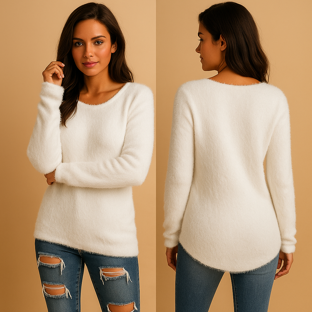 Marayne – Lichtgewicht gebreide trui met ronde hals