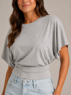 Loovay Vayenne Dames Top met Vleermuismouwen