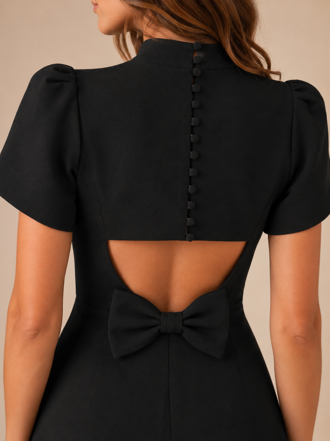 Loovay Rubelle Jurk, Rode Mini Jurk met Open Rug