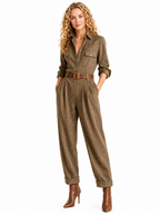 Loovay Valleria Jumpsuit, Moderne Tailored Elegance