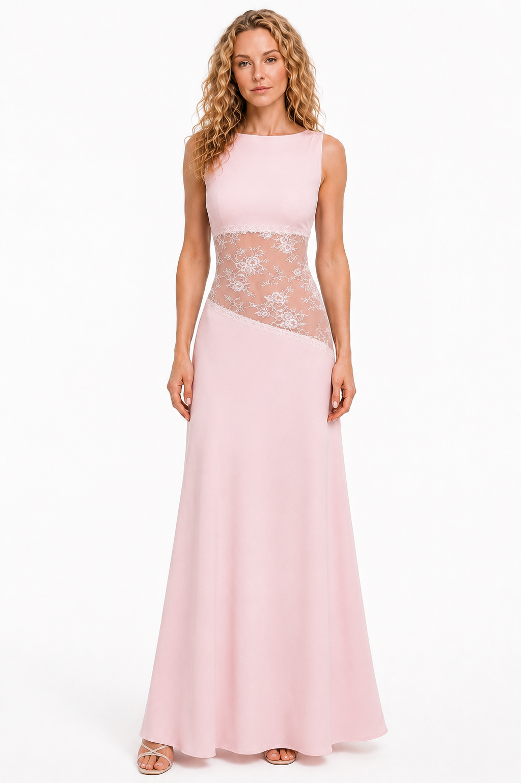 Loovay Aurevina Jurk, Luxe Kanten Gala Look