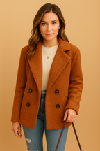 Cérelle – Korte damesjas met elegante knoopsluiting